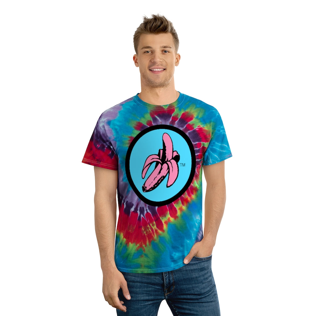 Banana logo Tie-Dye Tee, Spiral