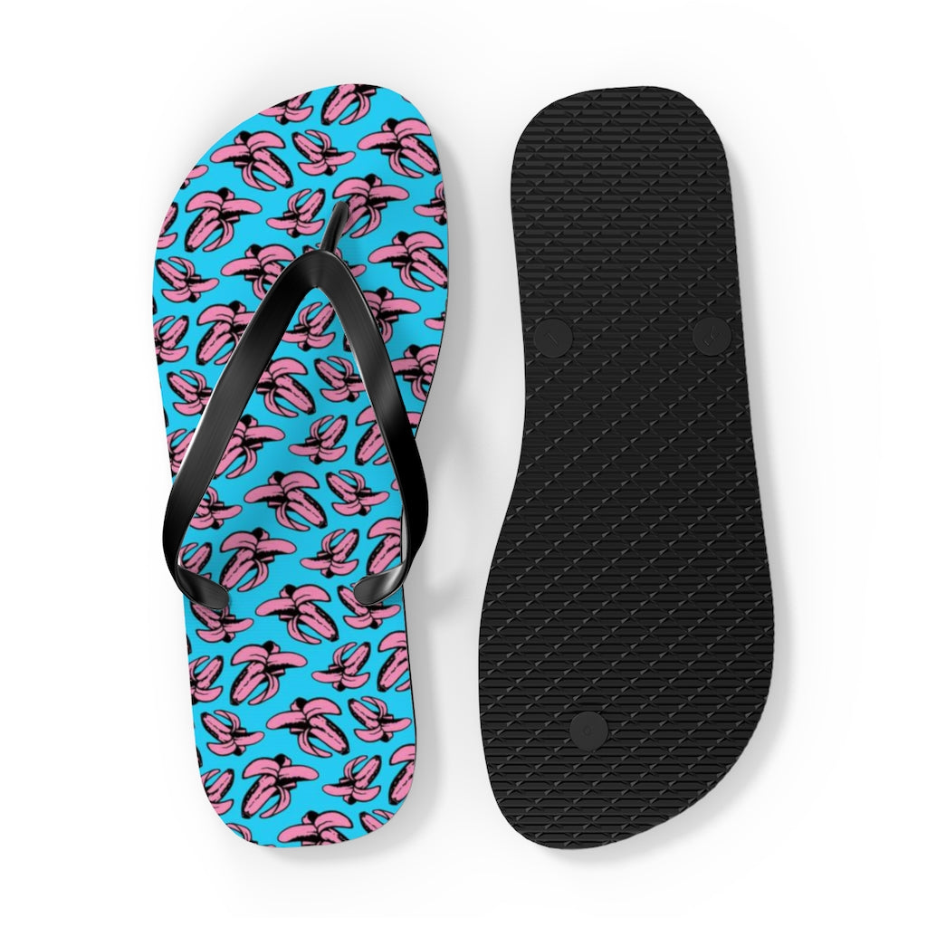 Banana all over print Flip Flops