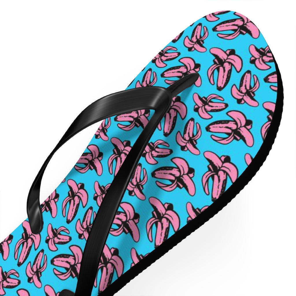 Banana all over print Flip Flops