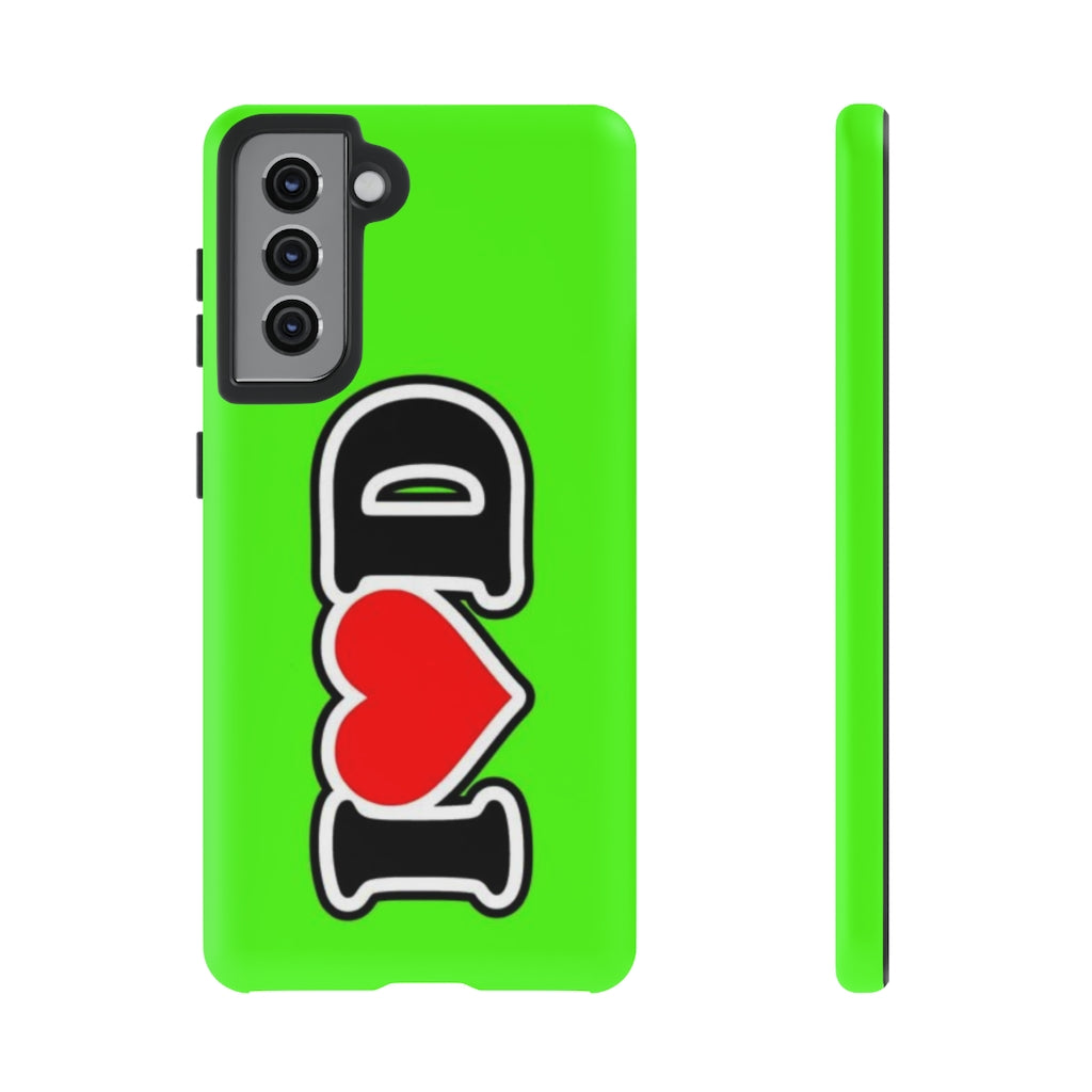 I Heart D Tough Cases GREEN