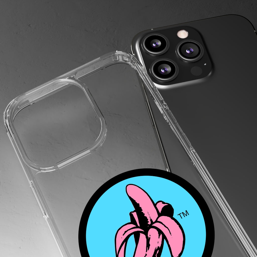 Banana logo Clear Cases