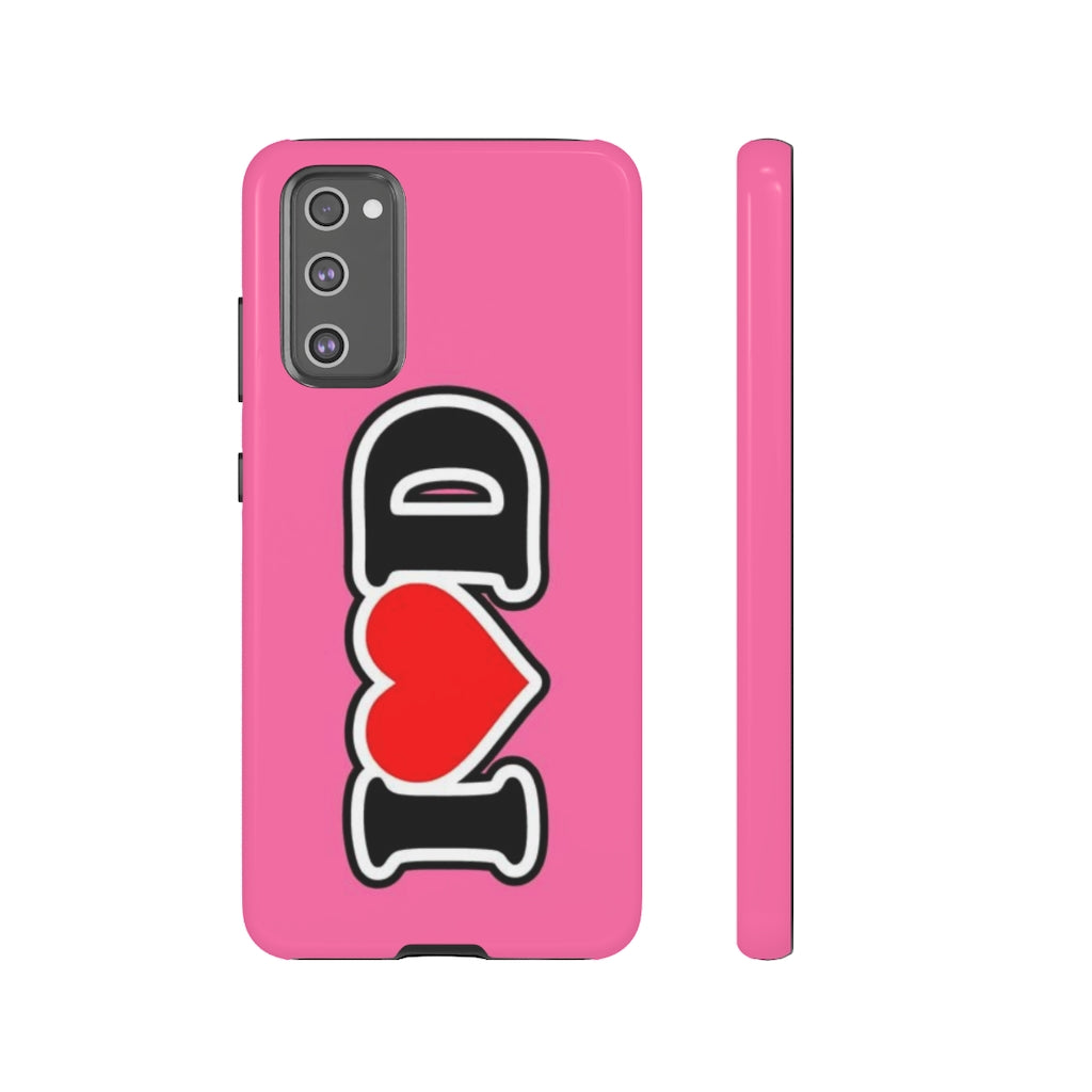 I Heart D Tough Cases PINK