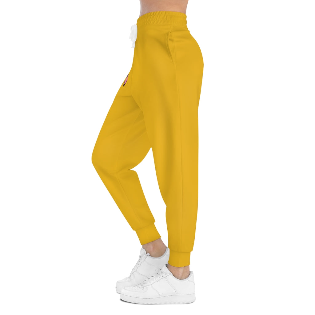 Pussybot Copy of Athletic Joggers (AOP) YELLOW