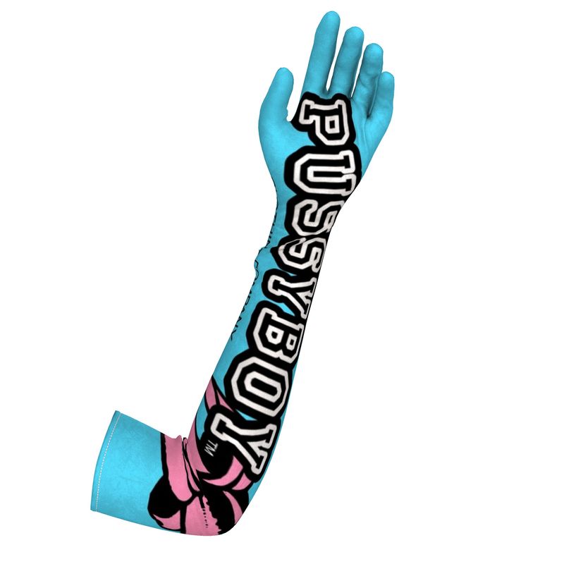 Pussyboy Varsity print Long Gloves