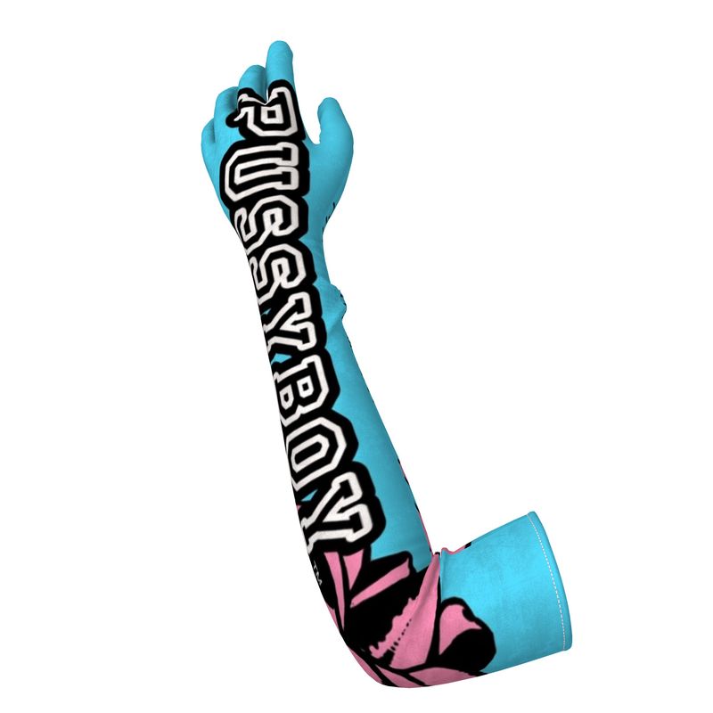 Pussyboy Varsity print Long Gloves