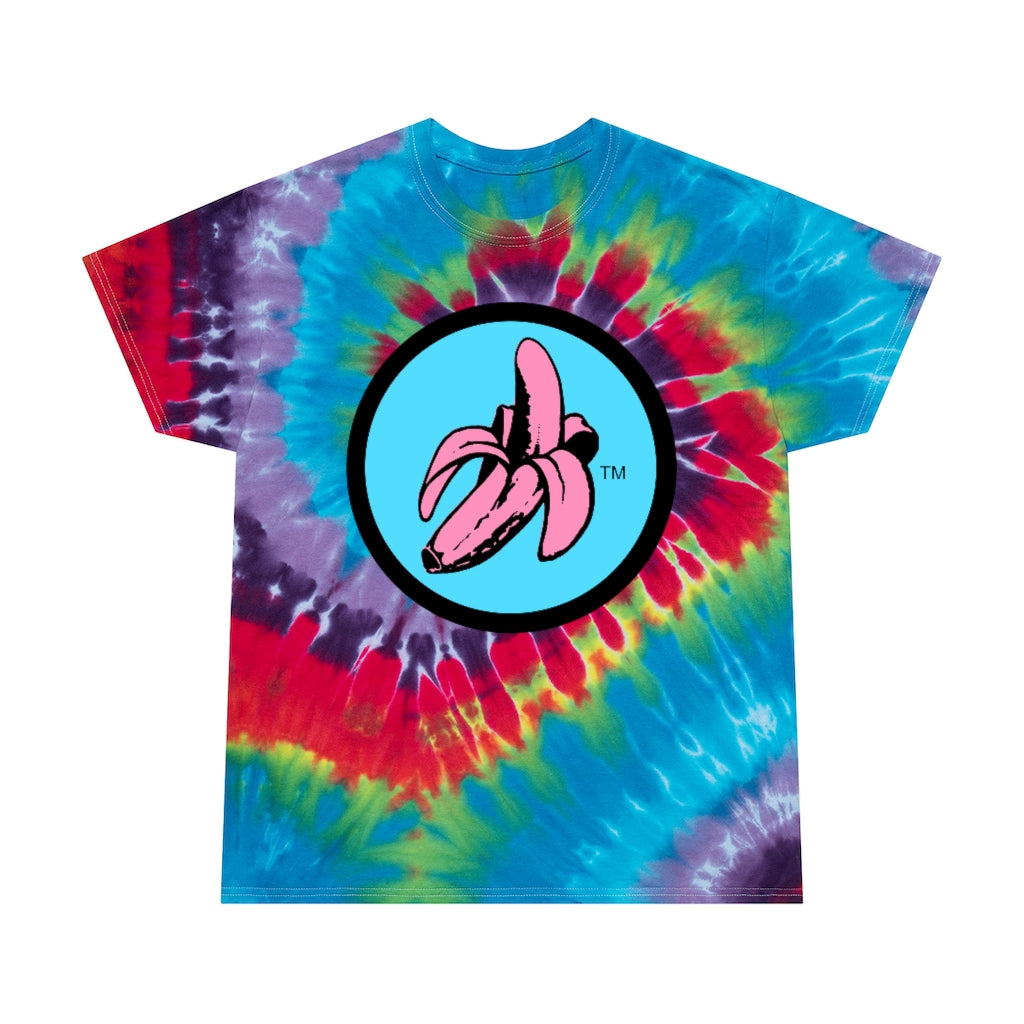 Banana logo Tie-Dye Tee, Spiral