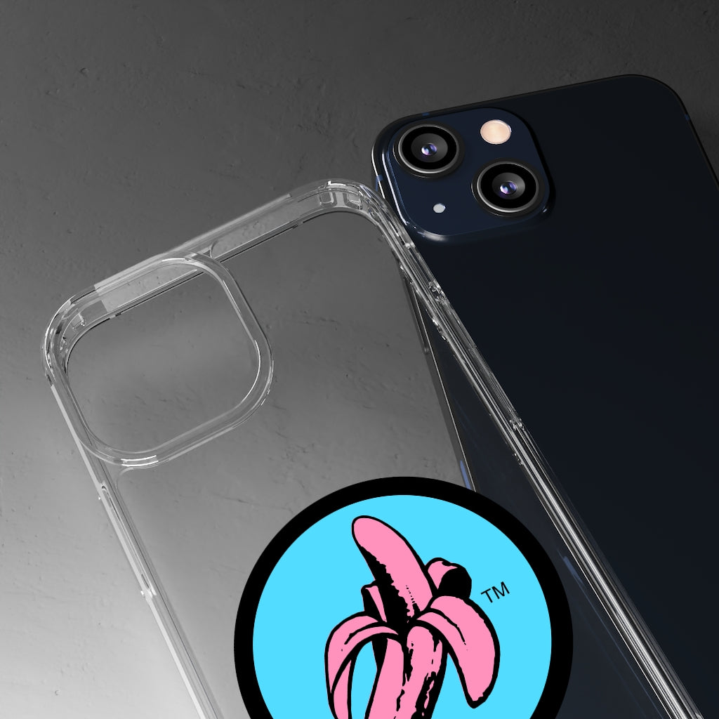 Banana logo Clear Cases