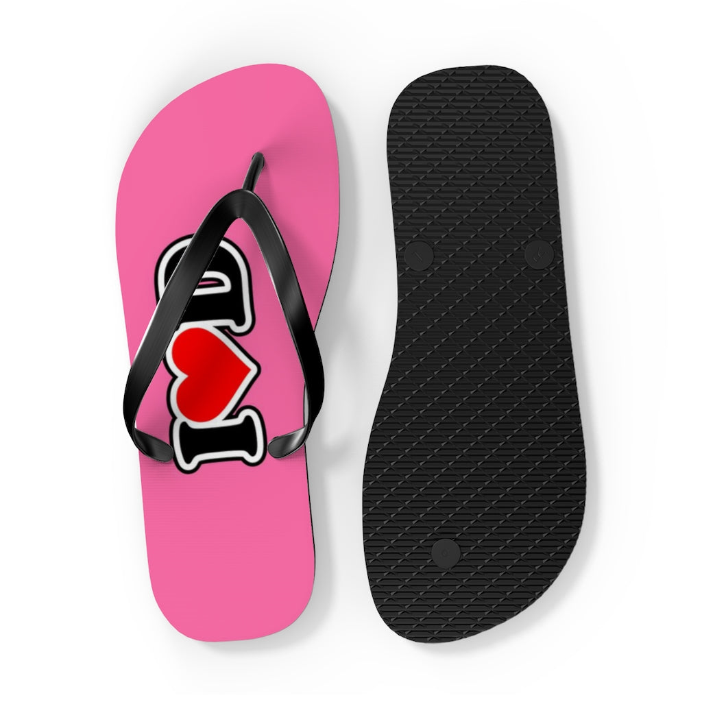 I Heart DFlip Flops PINK