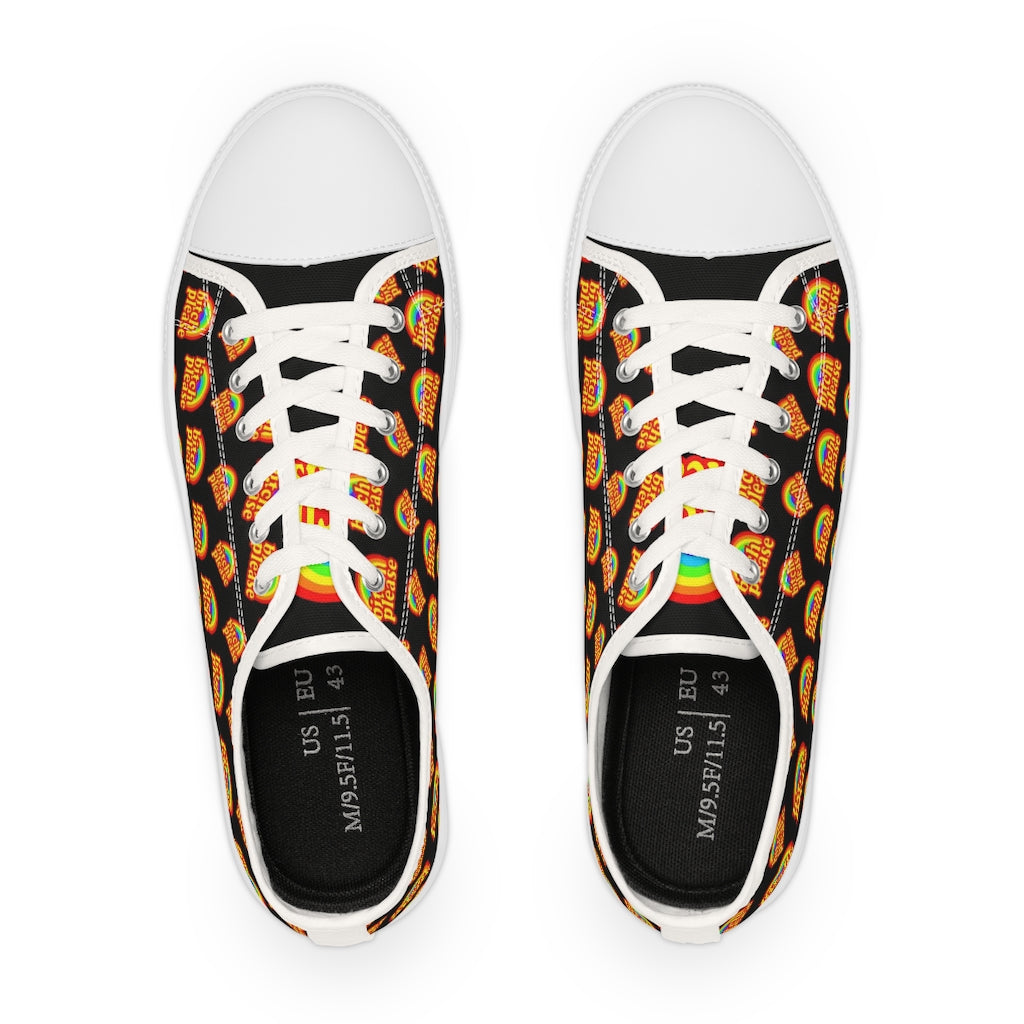 B*tch Please all over print Men's Low Top Sneakers