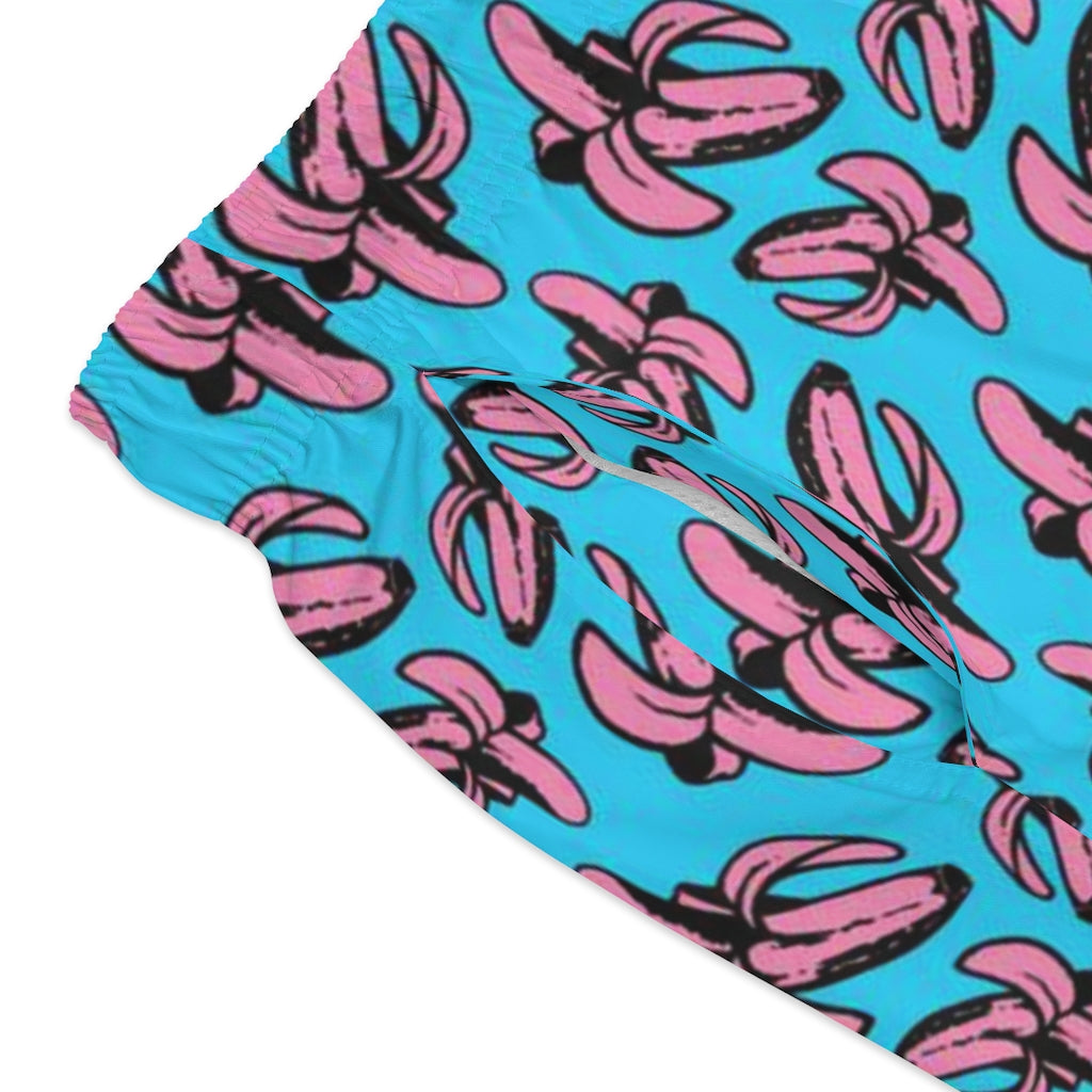 Banana all over print Swim Trunks