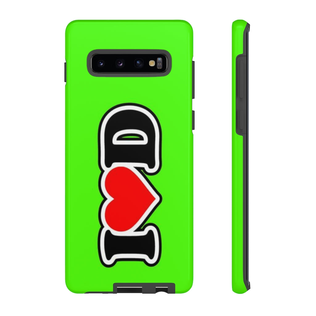 I Heart D Tough Cases GREEN