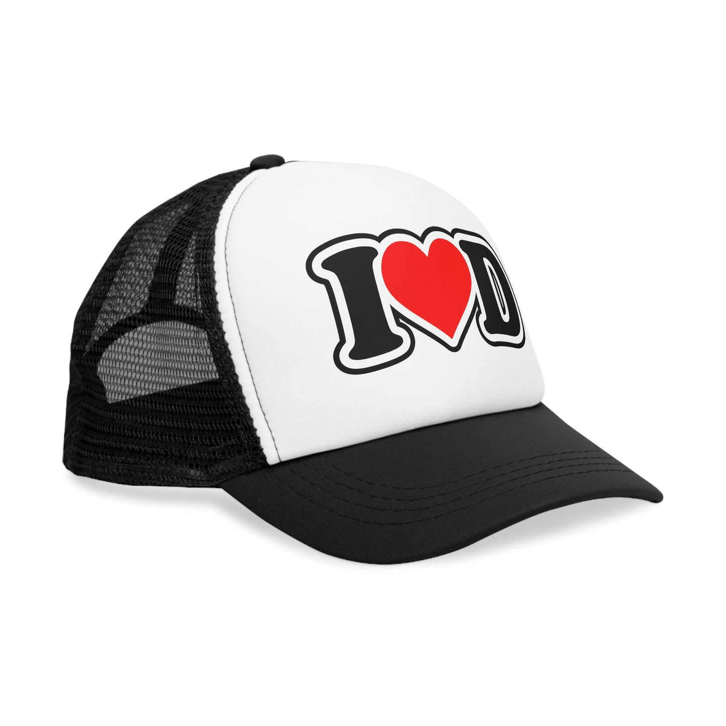 I Heart D Mesh Trucker Cap