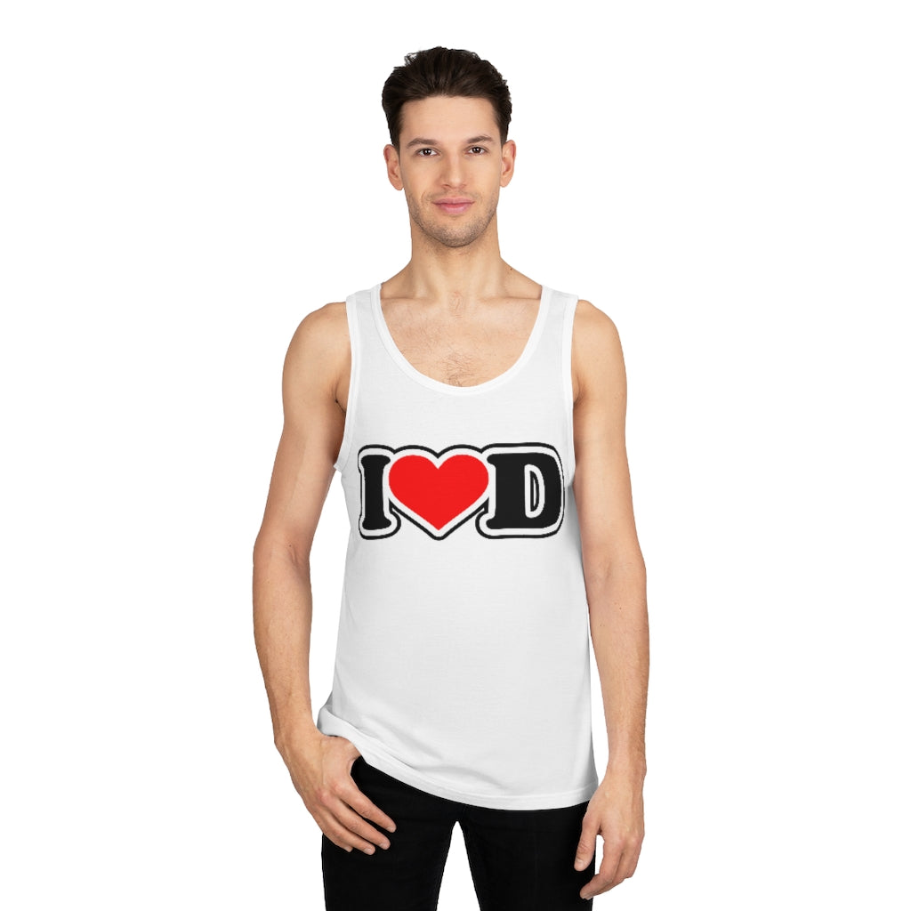 I Heart D Unisex Softstyle™ Tank Top