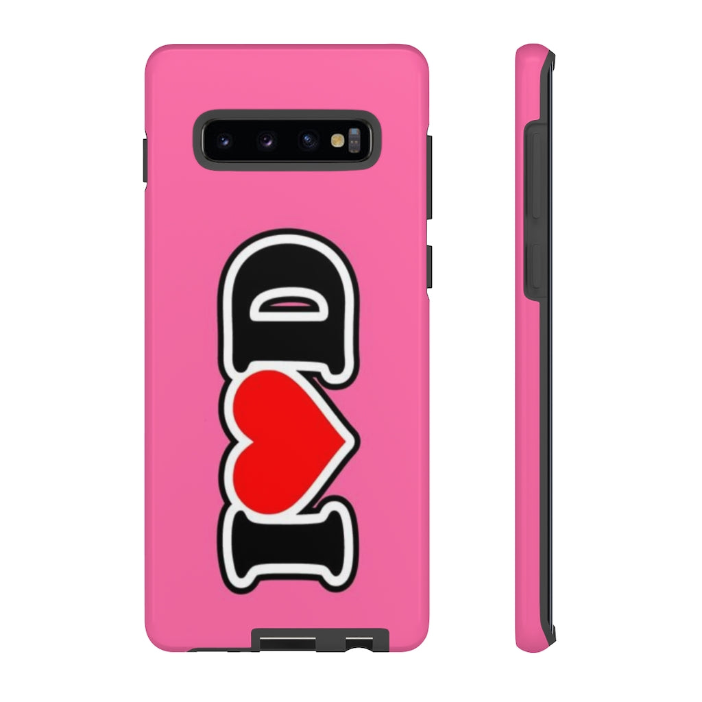 I Heart D Tough Cases PINK