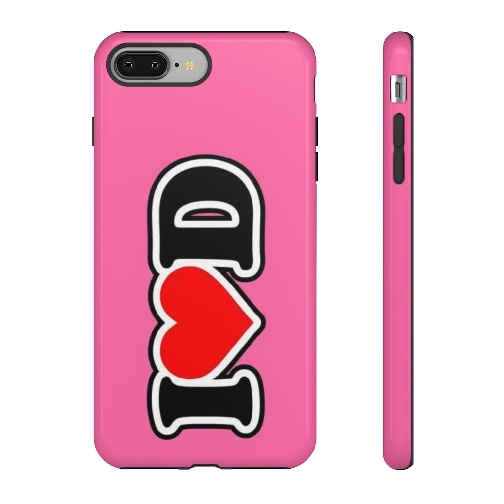 I Heart D Tough Cases PINK