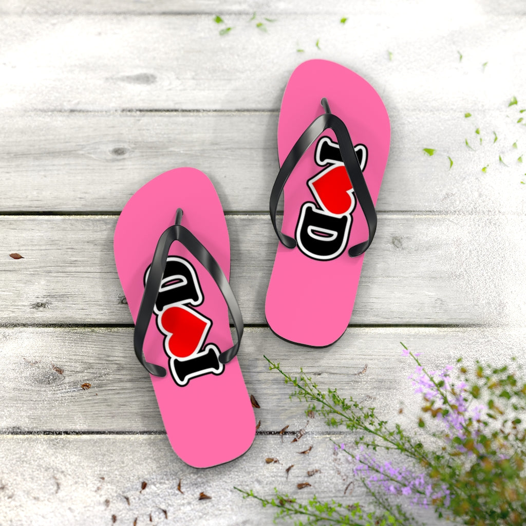 I Heart DFlip Flops PINK