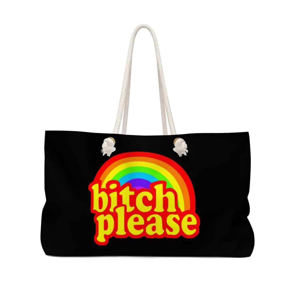 B*tch please Weekender Bag BLACK