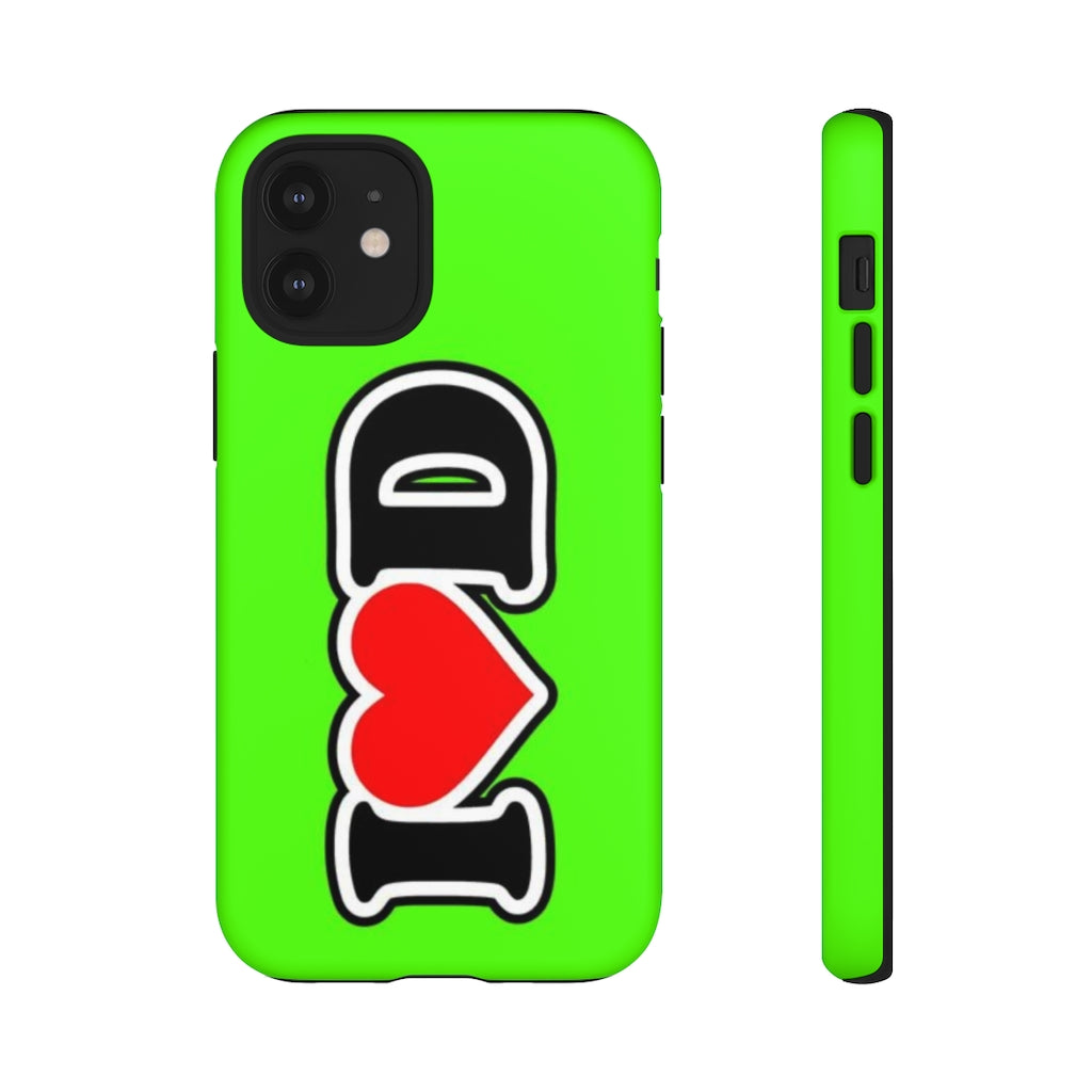 I Heart D Tough Cases GREEN