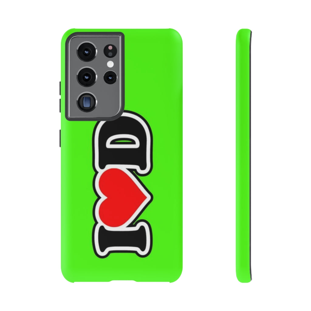 I Heart D Tough Cases GREEN