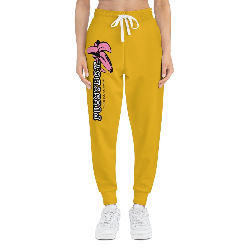 Pussybot Copy of Athletic Joggers (AOP) YELLOW