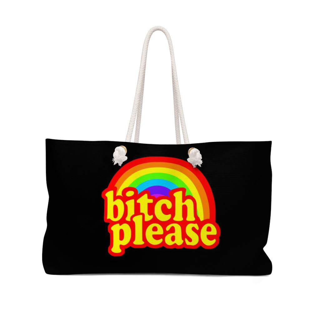 B*tch please Weekender Bag BLACK