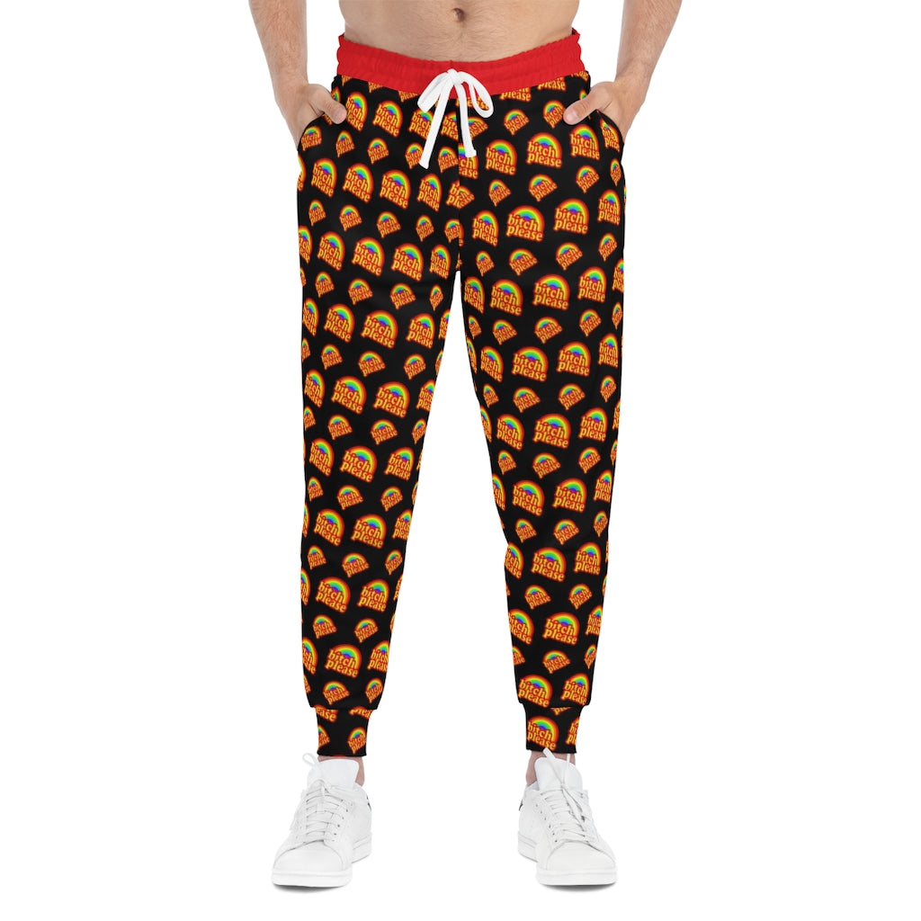 B*tch Please all over print Athletic Joggers (AOP)