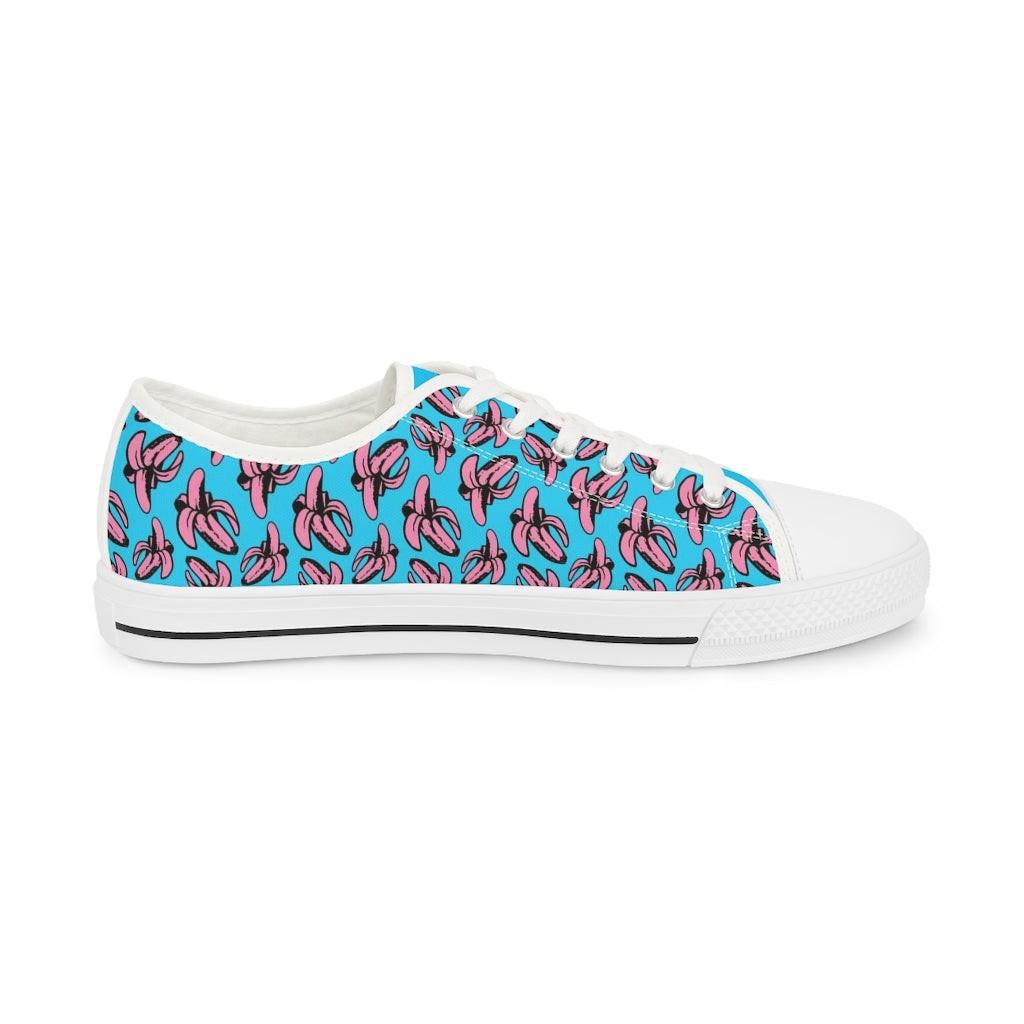 Banana all over print Men's Low Top Sneakers