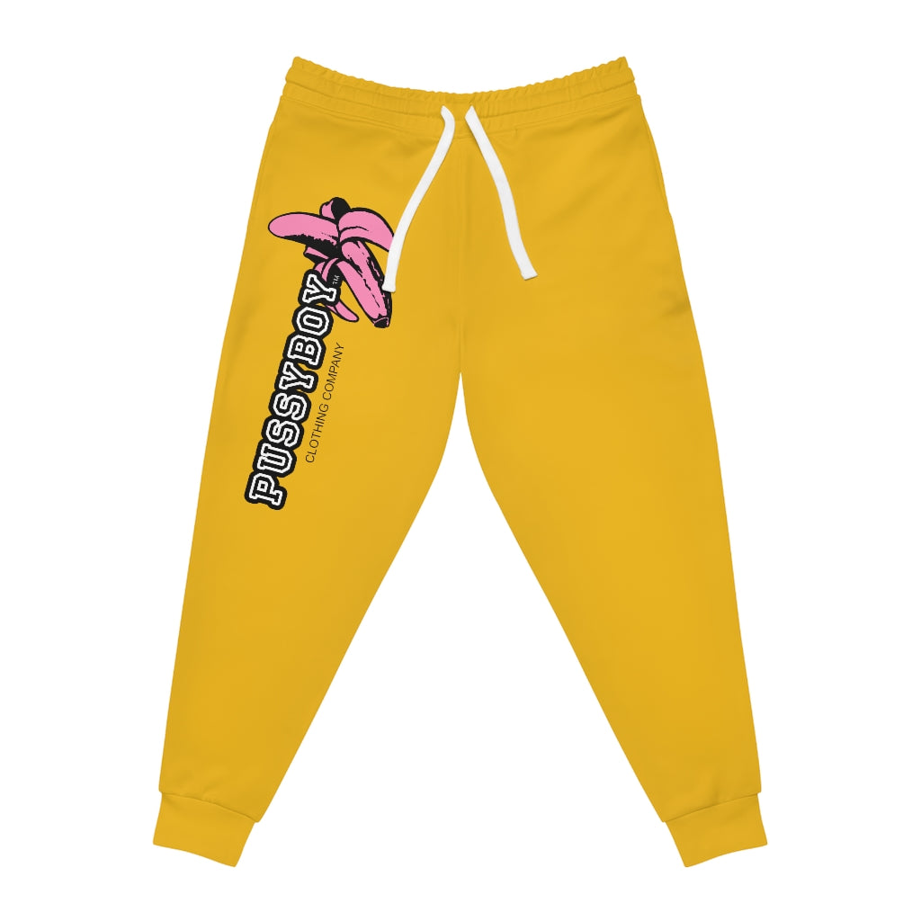 Pussybot Copy of Athletic Joggers (AOP) YELLOW