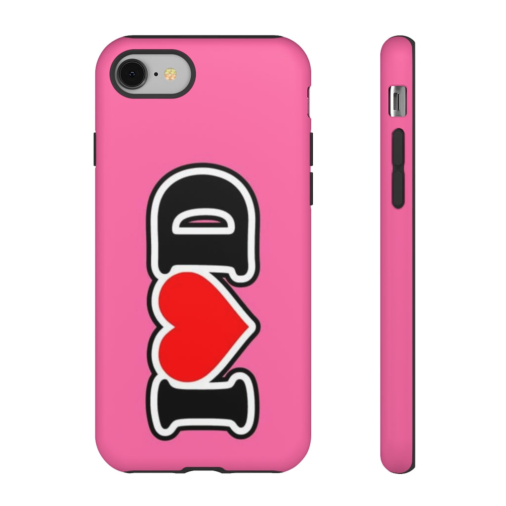 I Heart D Tough Cases PINK