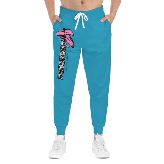 Pussyboy Athletic Joggers (AOP) BLUE