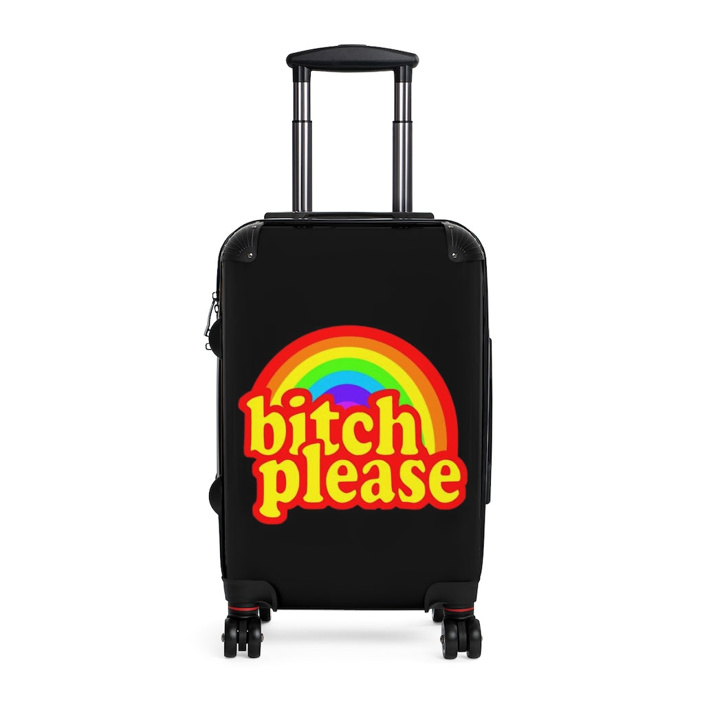 B*tch please Suitcases BLACK