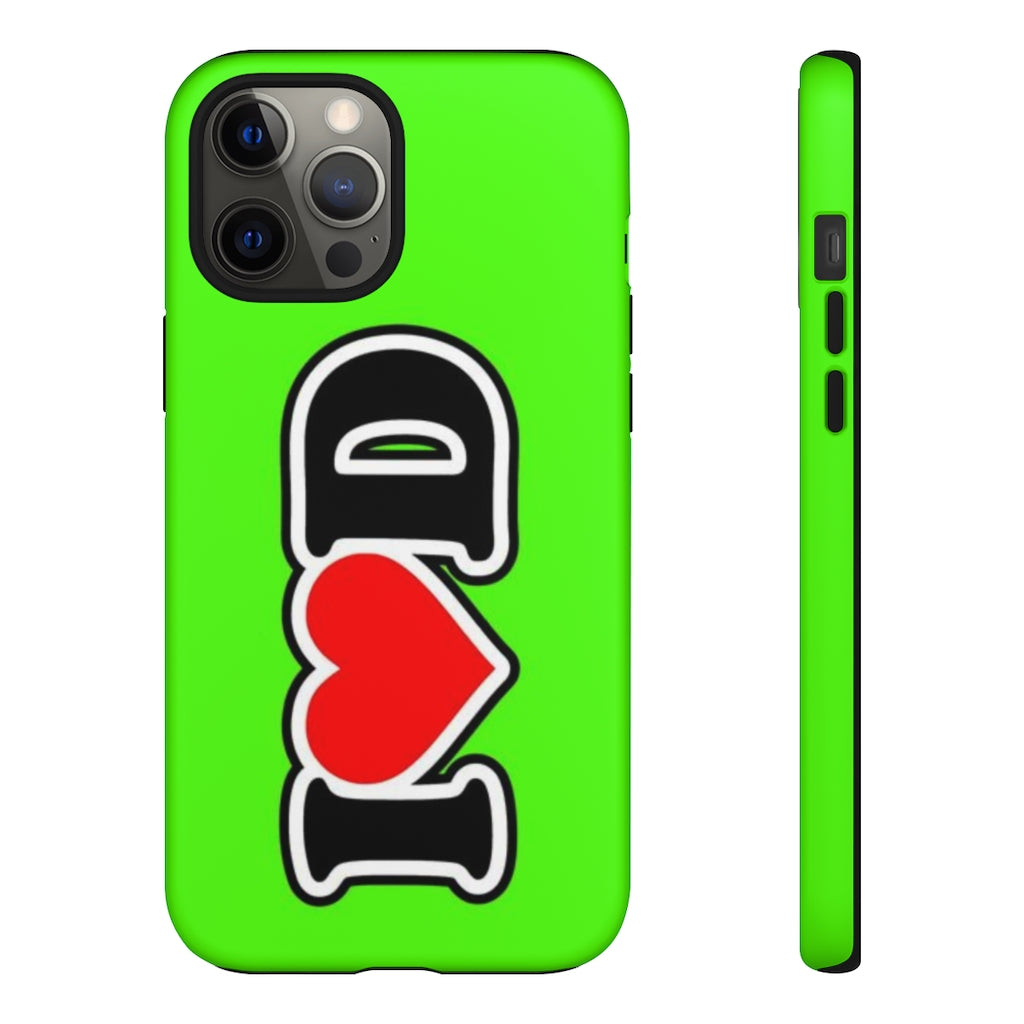 I Heart D Tough Cases GREEN