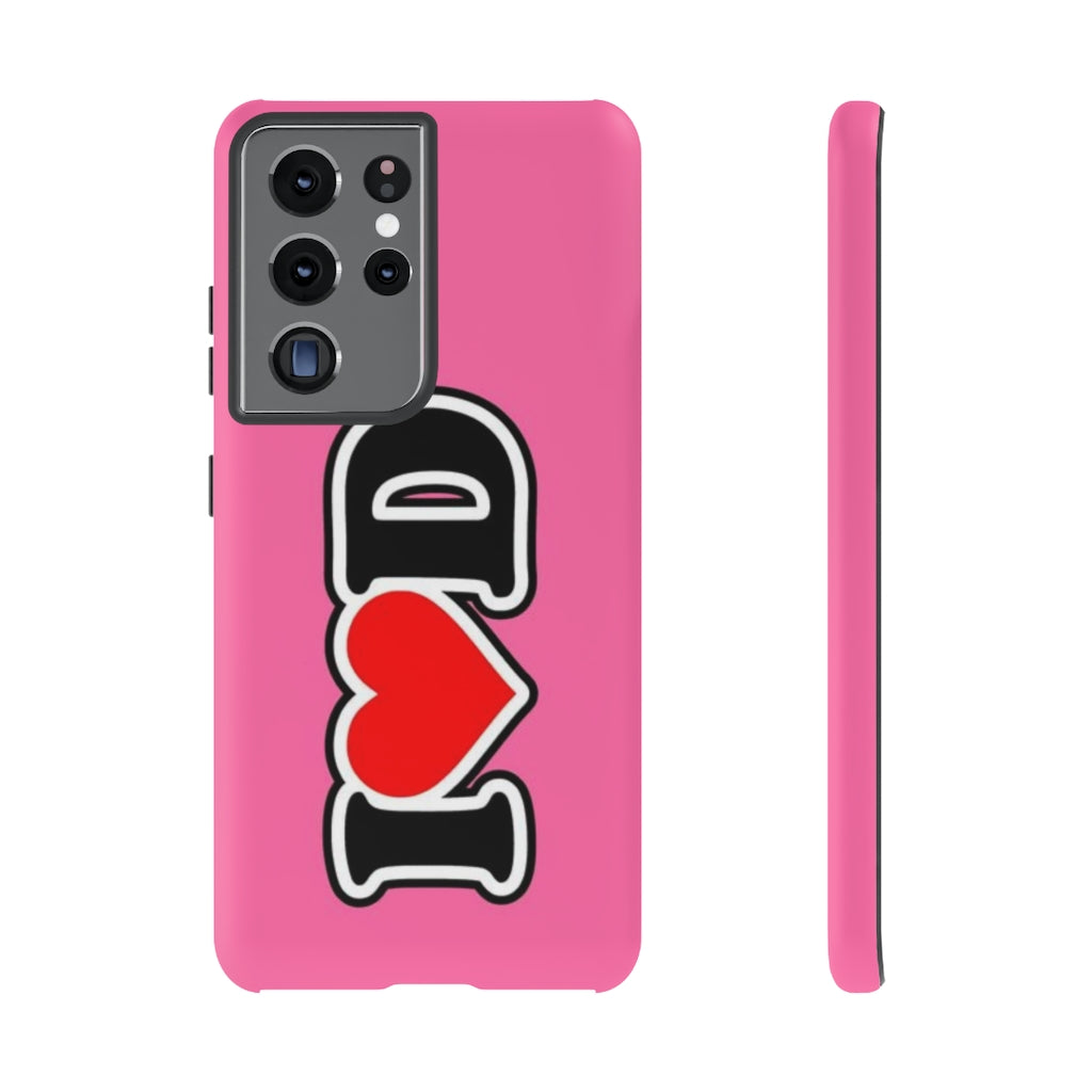 I Heart D Tough Cases PINK