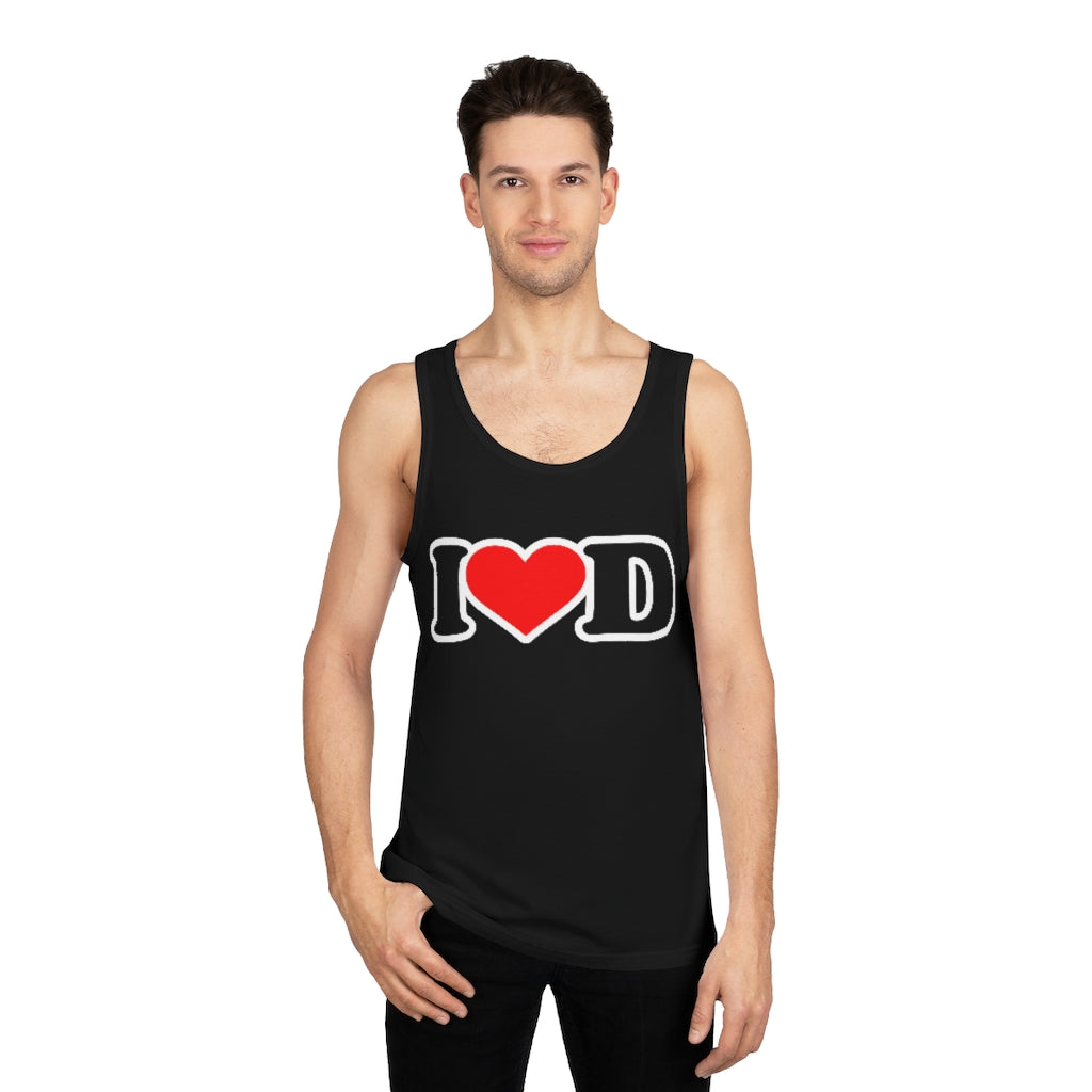 I Heart D Unisex Softstyle™ Tank Top