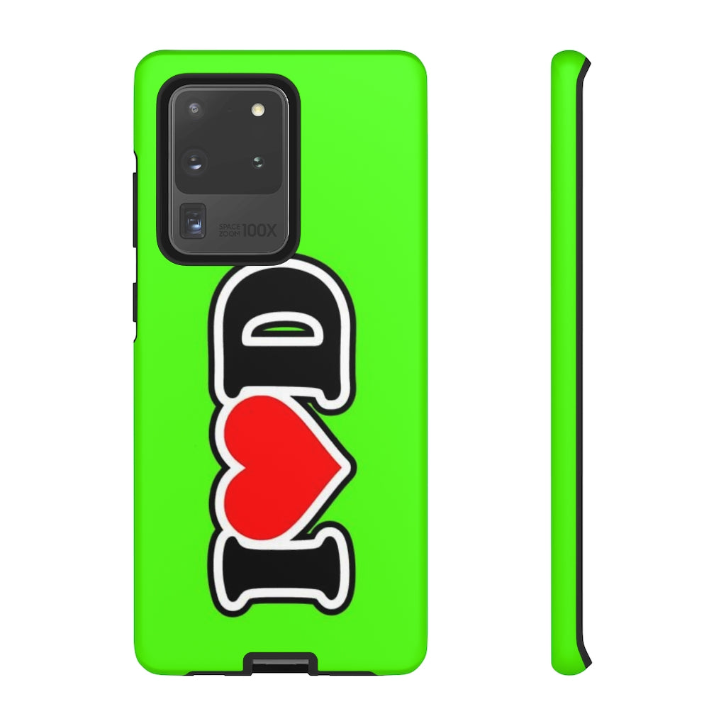 I Heart D Tough Cases GREEN