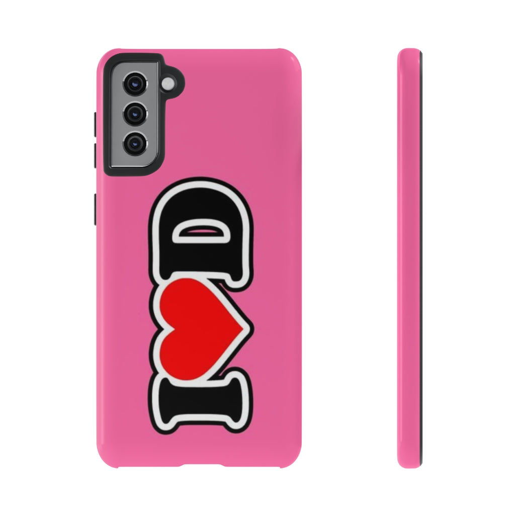 I Heart D Tough Cases PINK