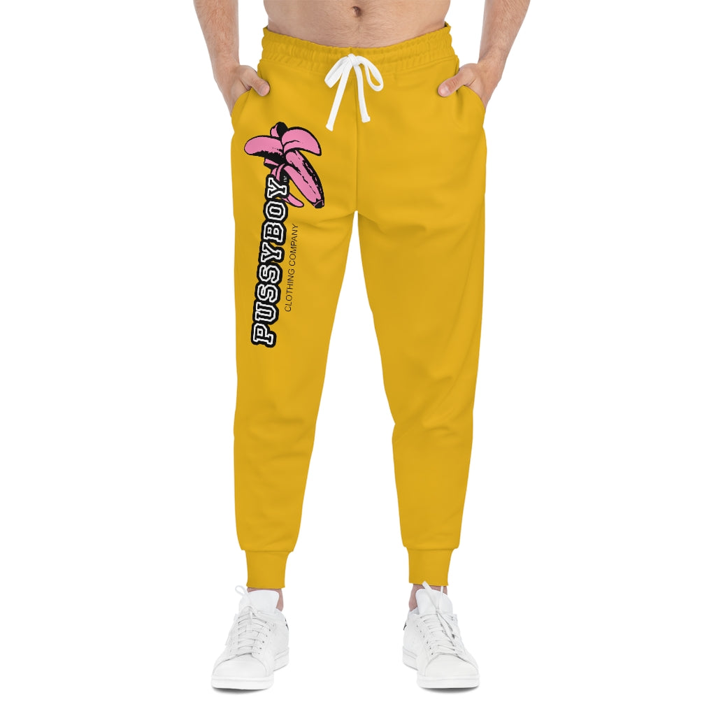 Pussybot Copy of Athletic Joggers (AOP) YELLOW