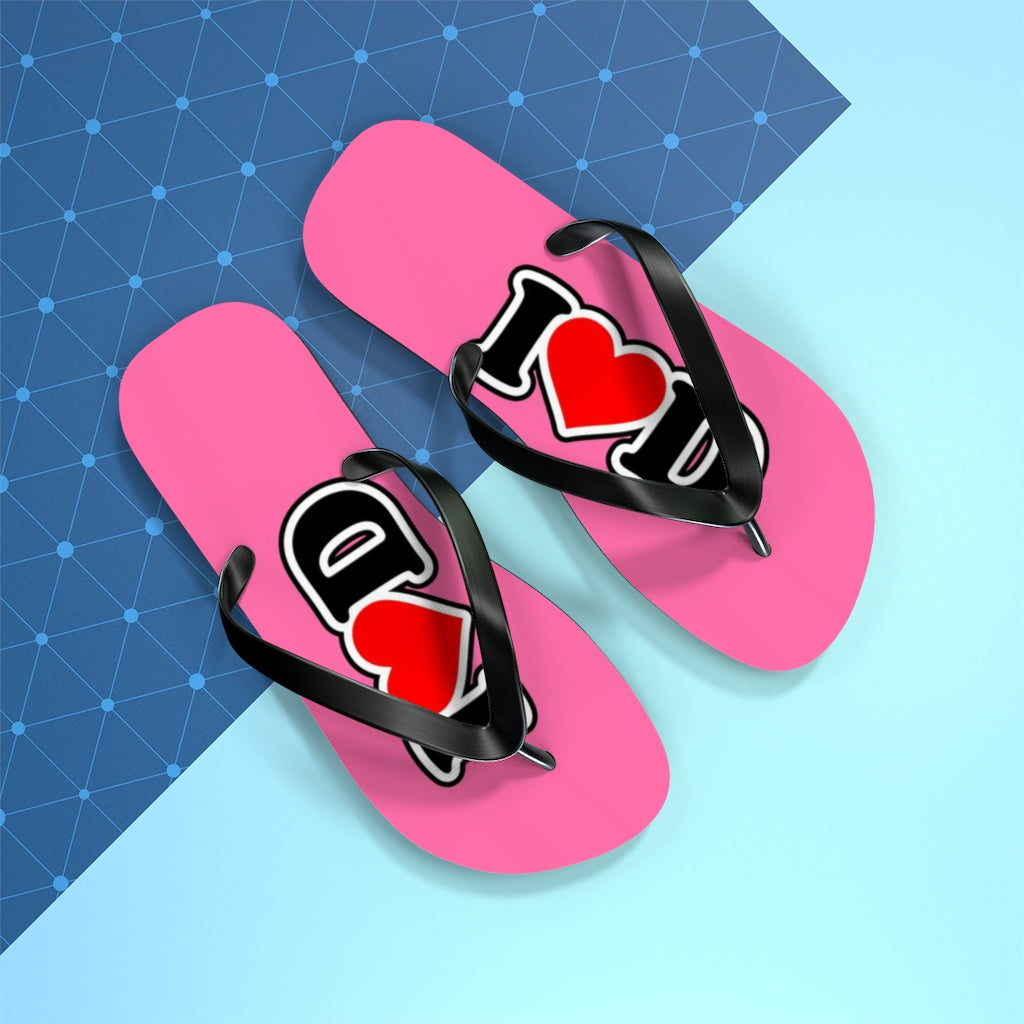 I Heart DFlip Flops PINK