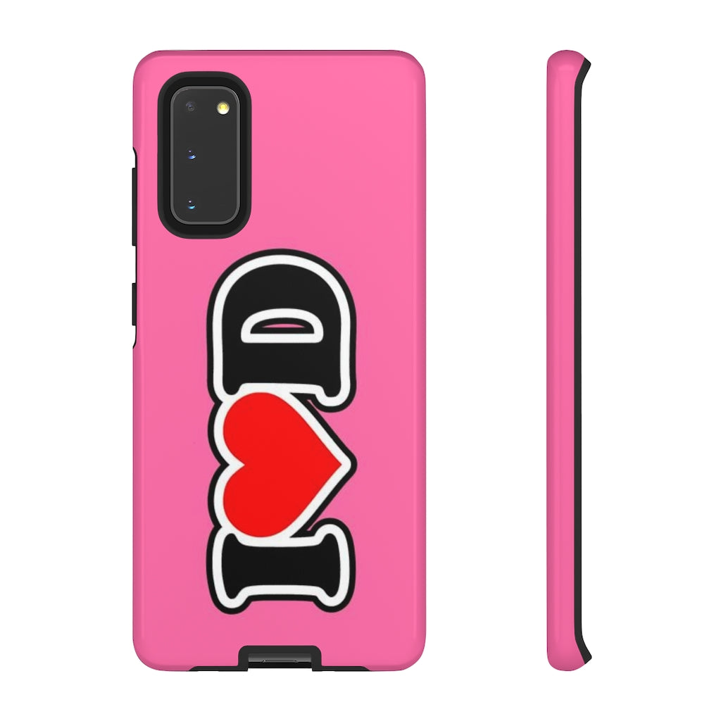 I Heart D Tough Cases PINK