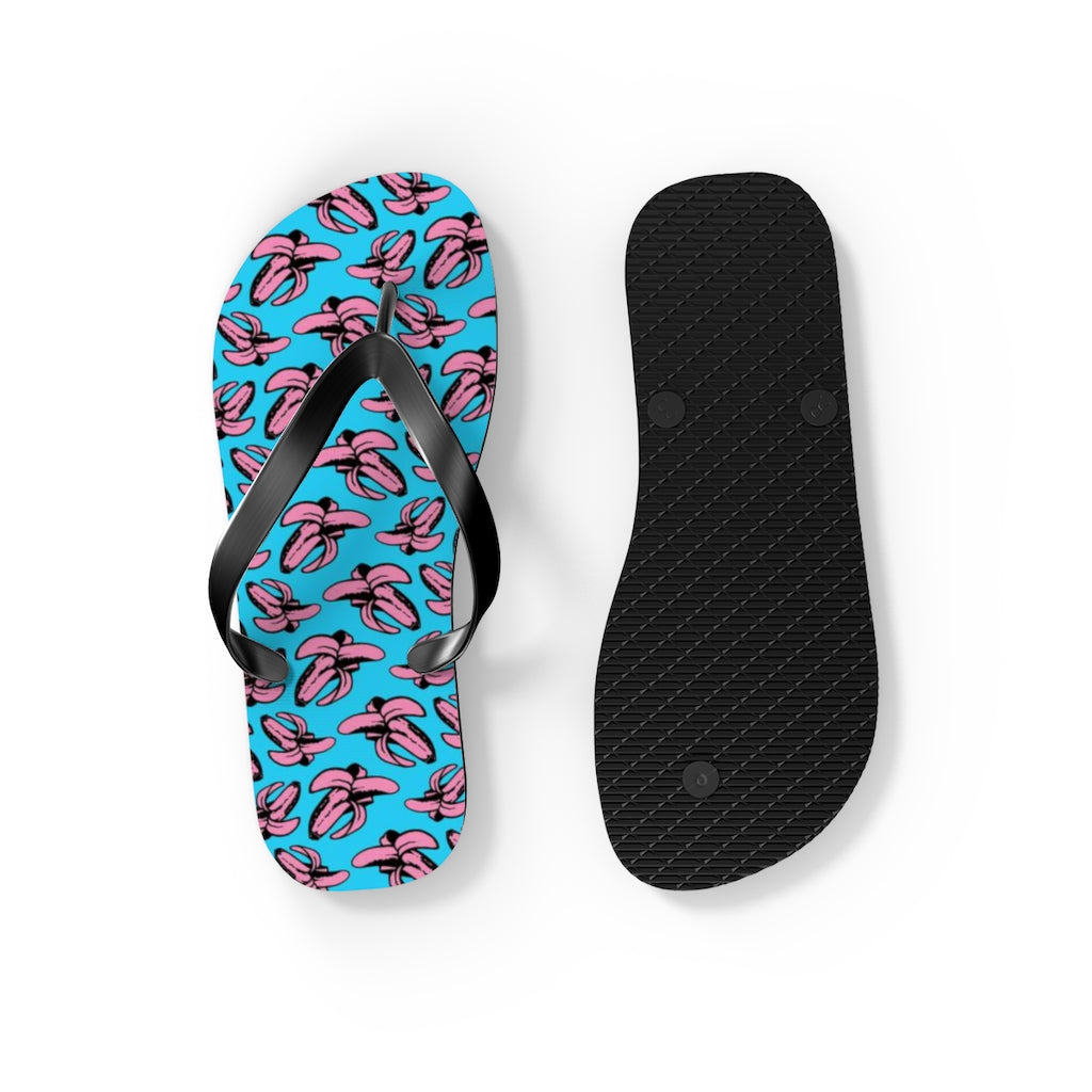 Banana all over print Flip Flops