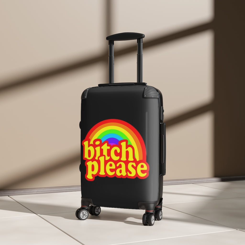 B*tch please Suitcases BLACK