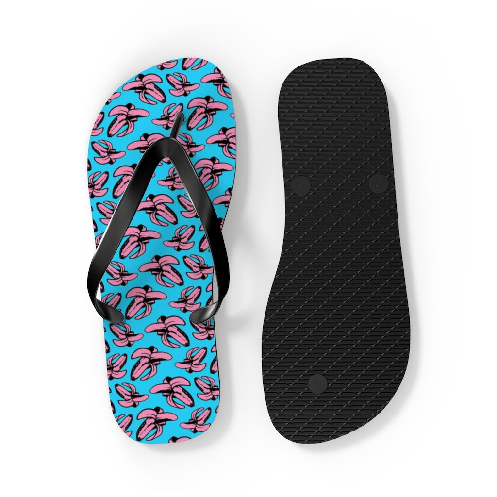 Banana all over print Flip Flops