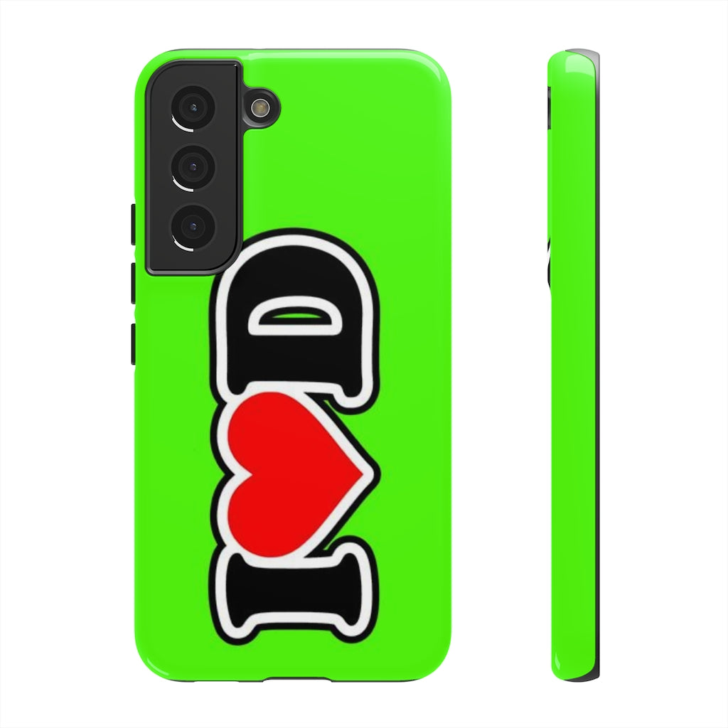 I Heart D Tough Cases GREEN