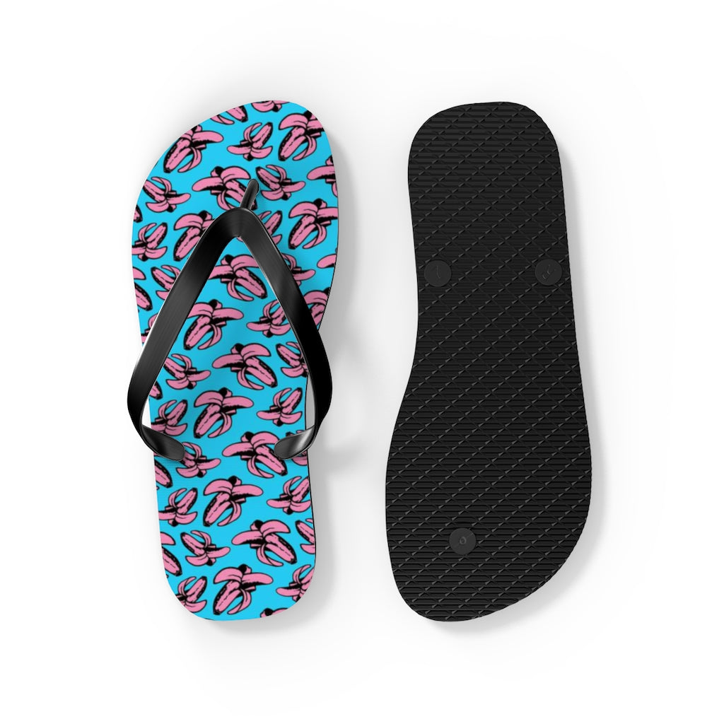 Banana all over print Flip Flops