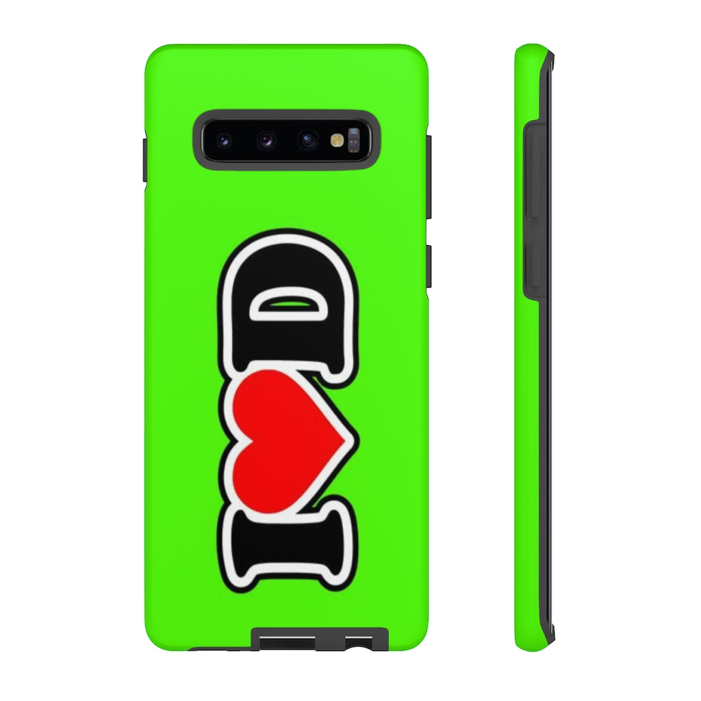 I Heart D Tough Cases GREEN