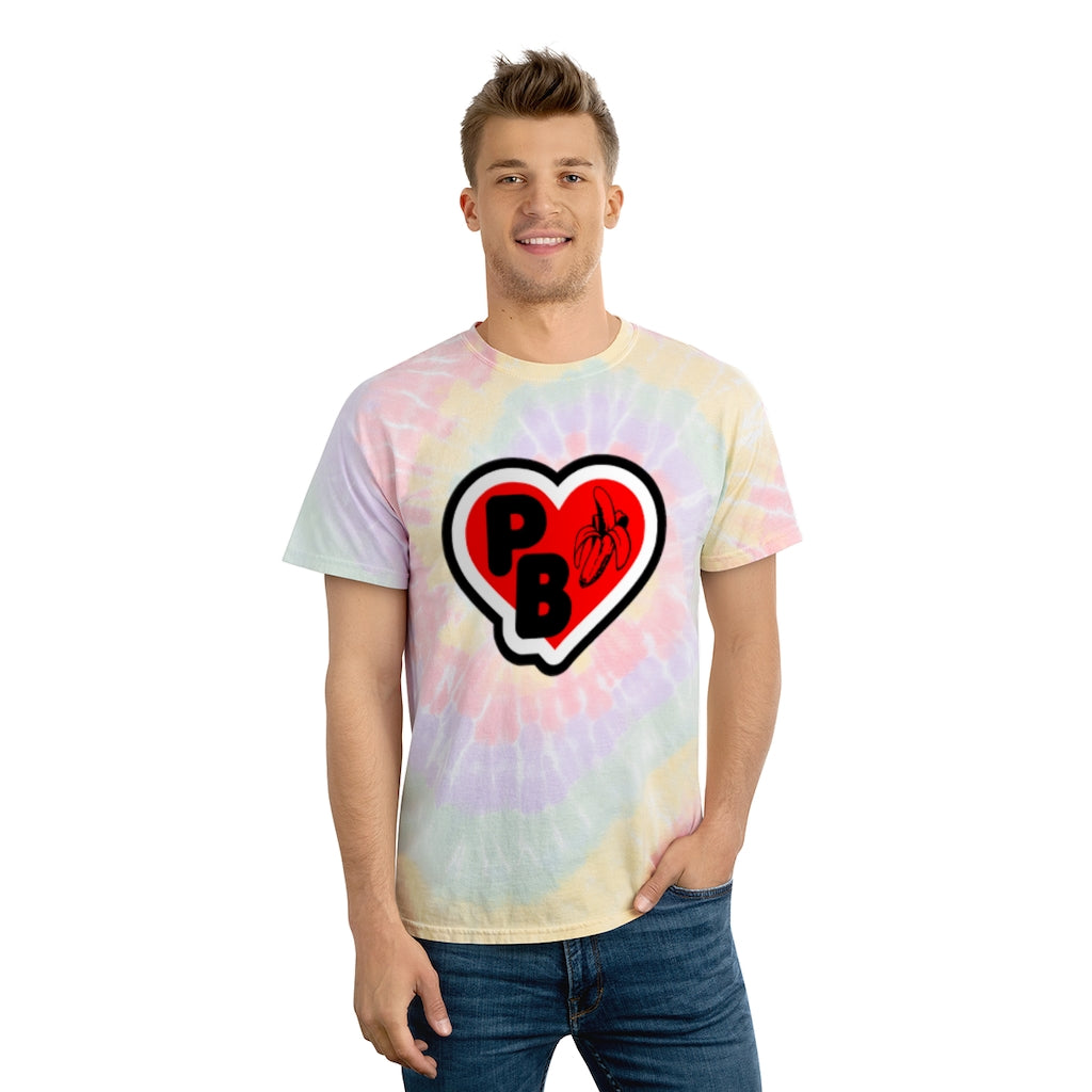 PB logo Tie-Dye Tee, Spiral