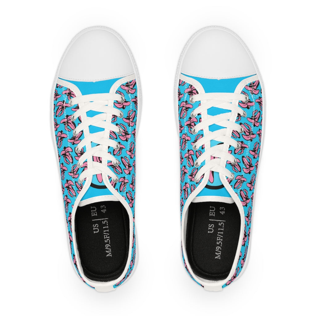 Banana all over print Men's Low Top Sneakers