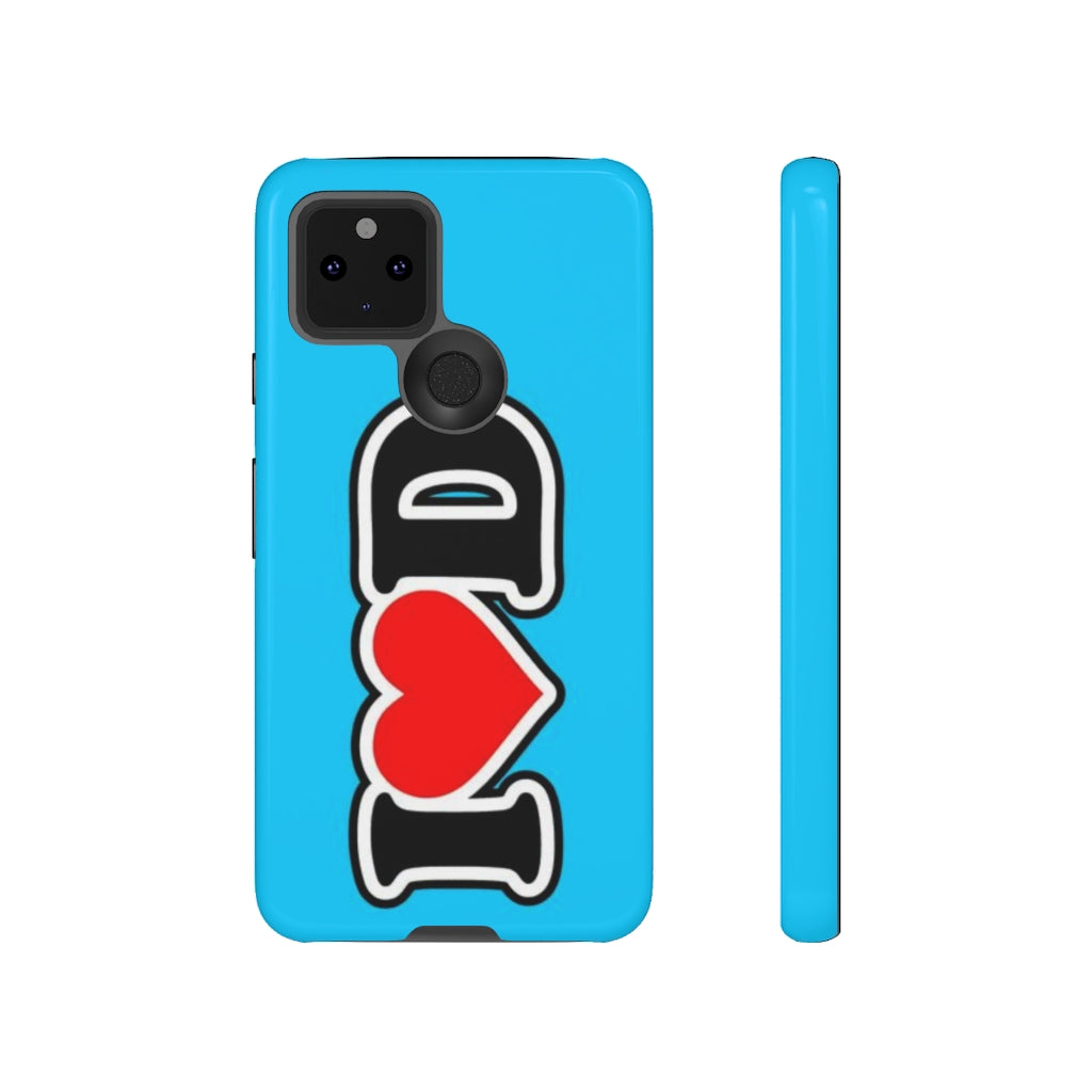 I Heart D Tough Cases BLUE