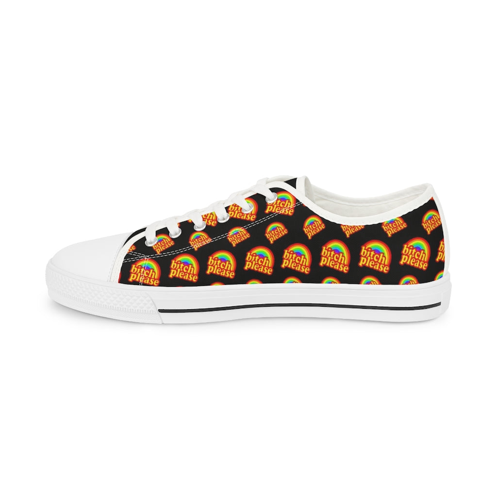 B*tch Please all over print Men's Low Top Sneakers