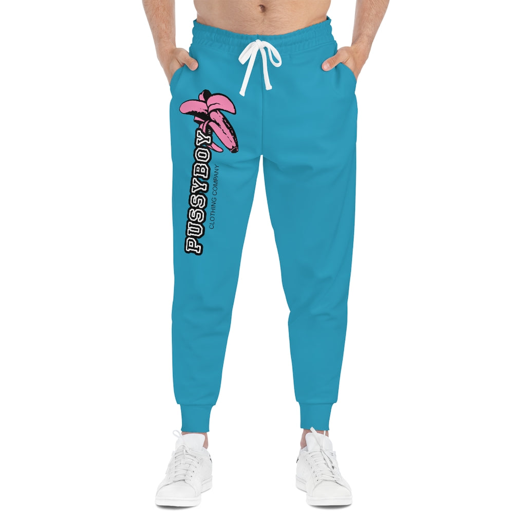 Pussyboy Athletic Joggers (AOP) BLUE